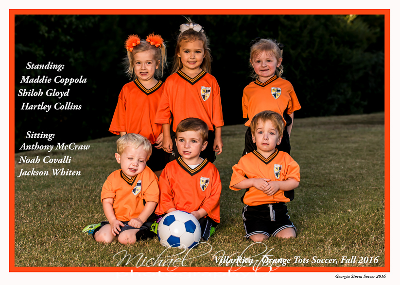 Orange Tots Team Photo